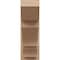 Ekena Millwork 7 1/2-in W x 20-in D x 20-in H Balboa Slat Rough Cedar Woodgrain TimberThane Outlooker, Primed Tan OUTUR075X20X20BOA24RCPR - alternate 2